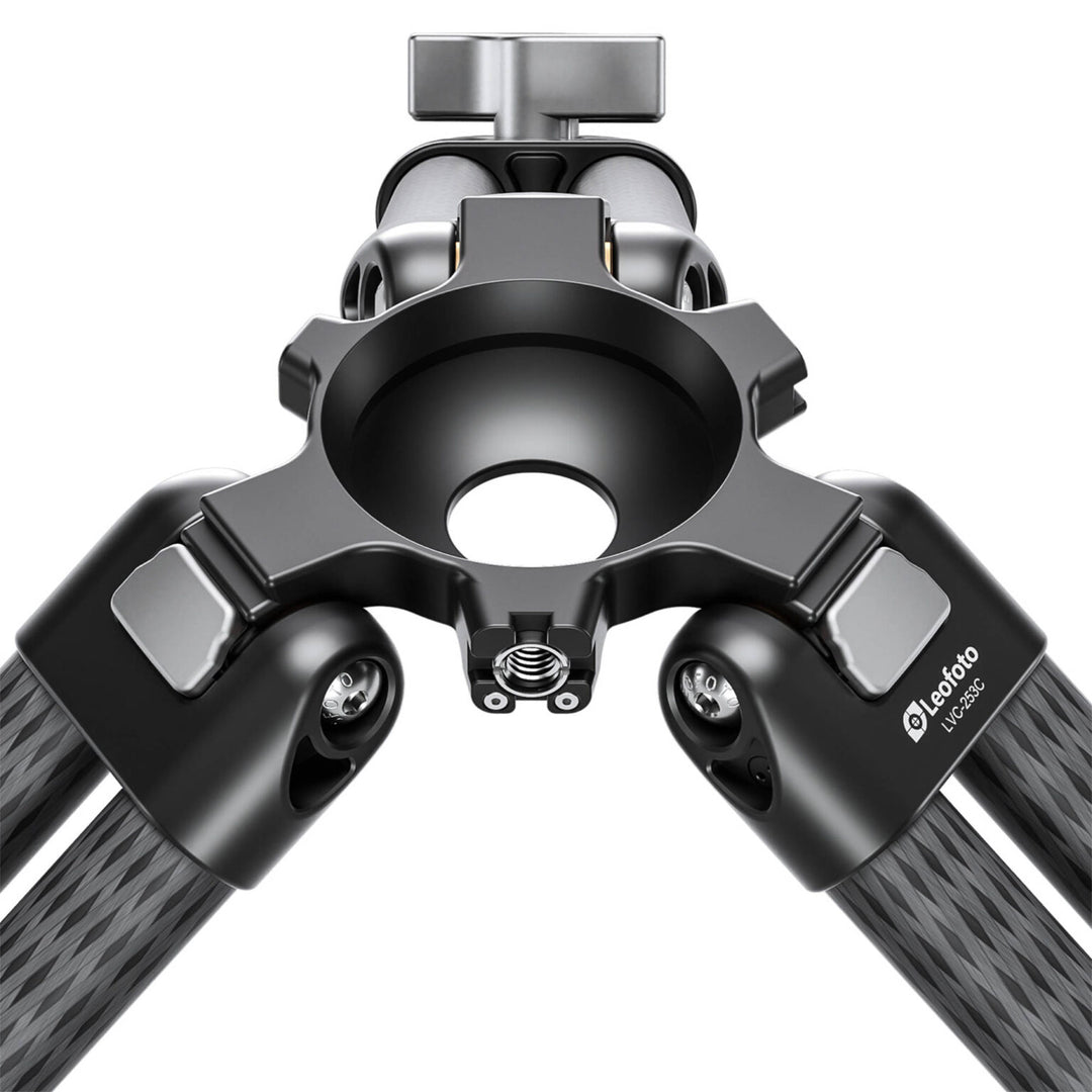 Leofoto LVC-253C Cinematic Video Series 3 Section Tripod with BV-20 Video Head