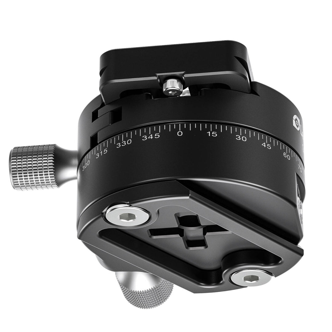 Leofoto GR-2 60mm Geared Panning Clamp with QP-70N Plate