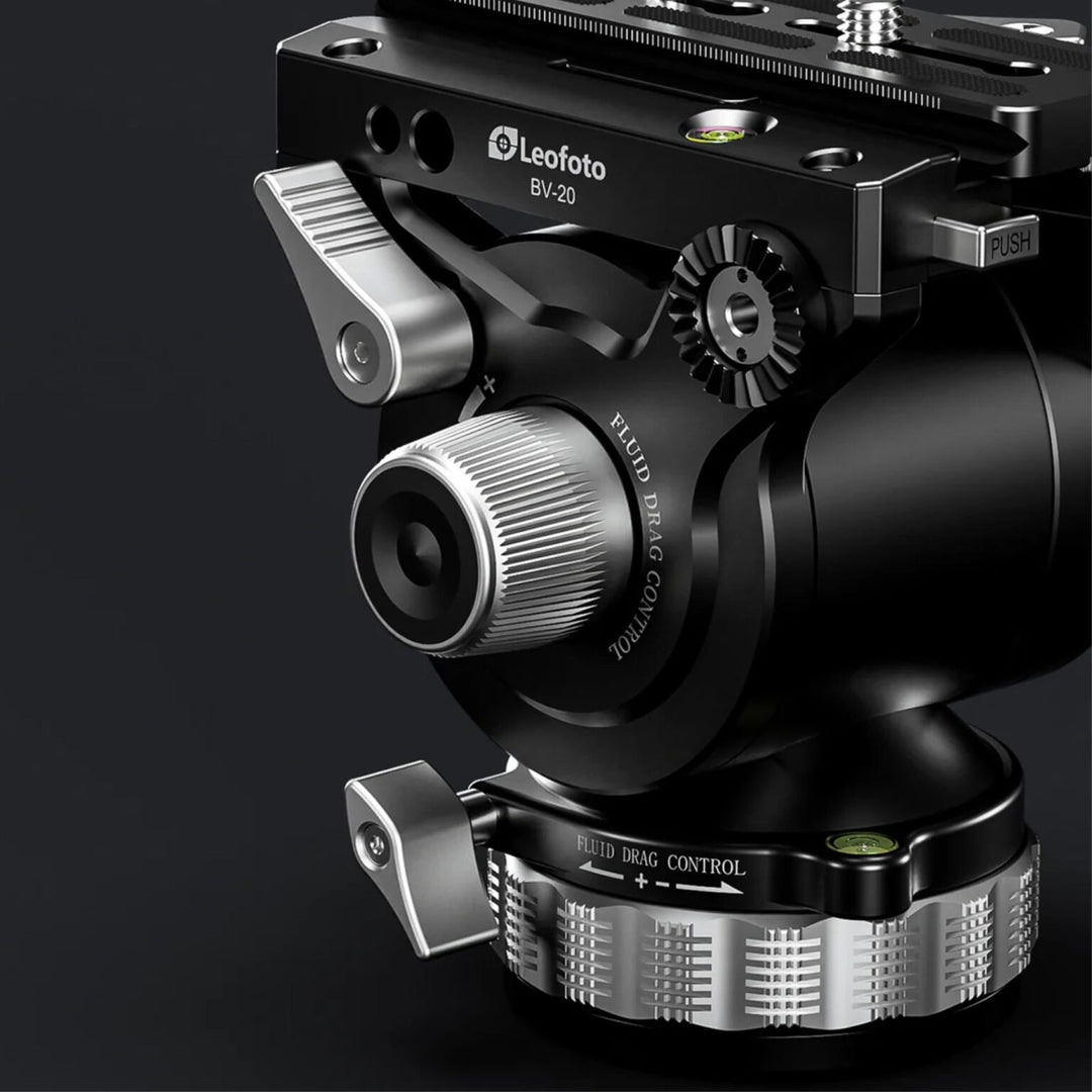 Leofoto LVC-253C Cinematic Video Series 3 Section Tripod with BV-20 Video Head