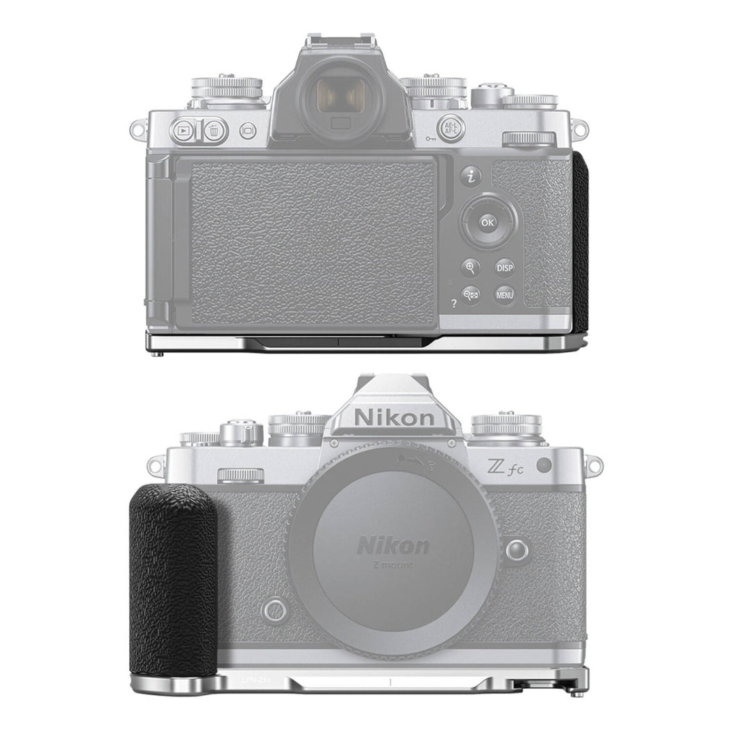 Leofoto LPN-Zfc L-Bracket for Nikon Zfc Silver Anodised