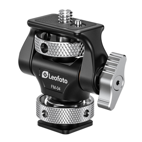 Leofoto FM-04 Monitor Mount with Cold Shoe Mount