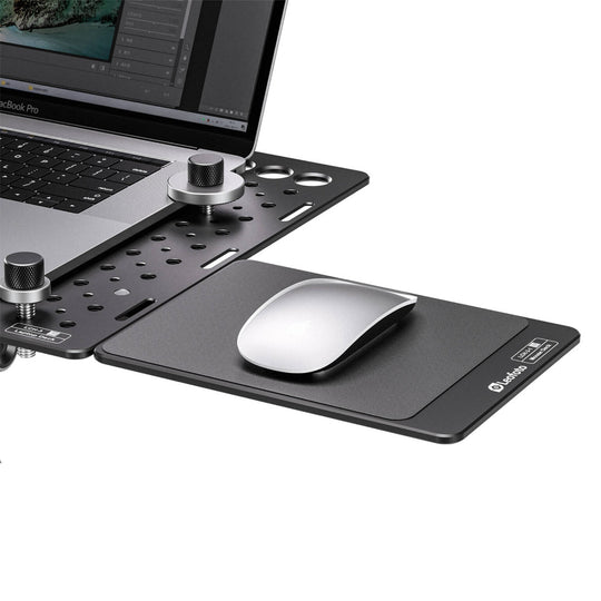 Leofoto LCH-3 Kit Laptop Tray with Mouse Pad Deck and Cup Holder
