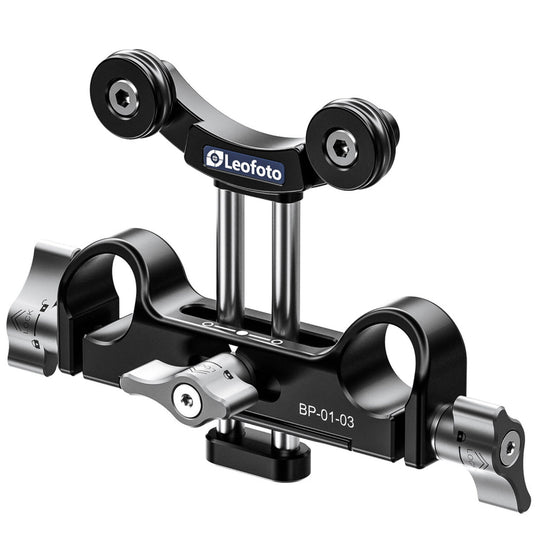 Leofoto BP-01 KIT Universal Base Plate with Carbon Fibre Rods