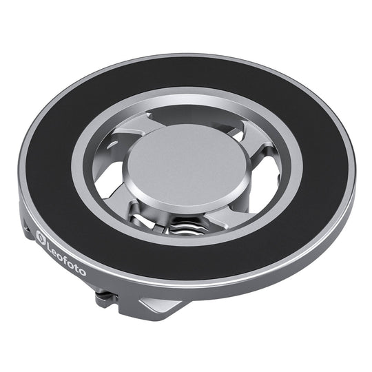 Leofoto PM-01 Magnetic Quick Mount Plate for Mobile Phones ��� Silver