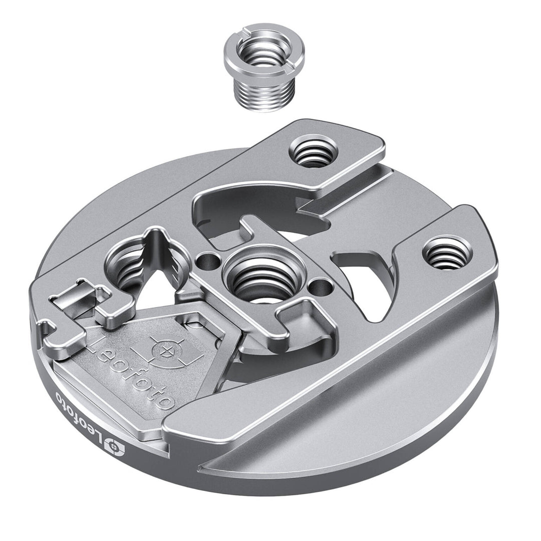 Leofoto PM-01 Magnetic Quick Mount Plate for Mobile Phones ��� Silver
