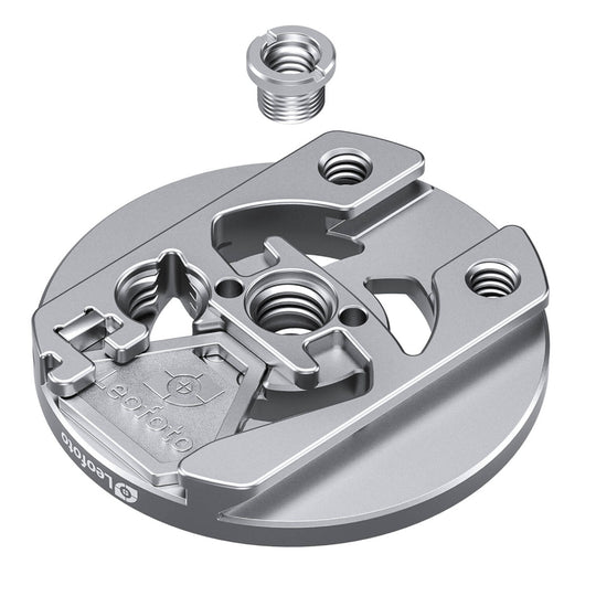 Leofoto PM-01 Magnetic Quick Mount Plate for Mobile Phones ��� Silver