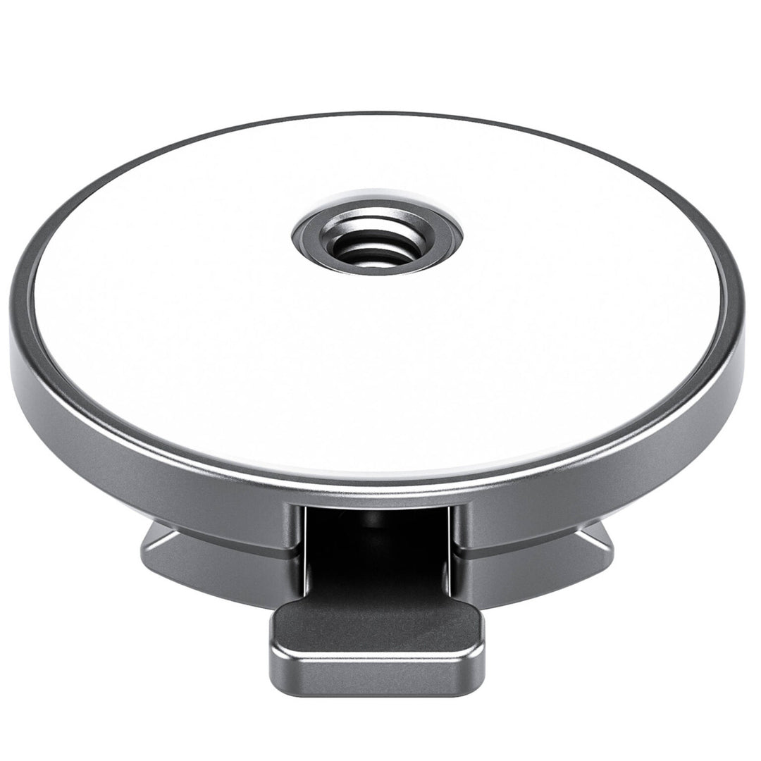 Leofoto PM-02 Magnetic Quick Car Mount with Arca Plate for Mobile Phones ��� Silver