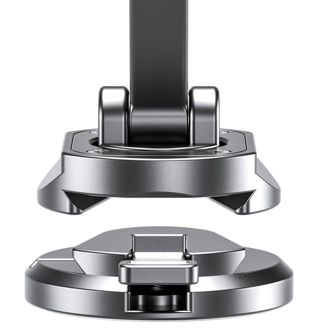Leofoto PM-02 Magnetic Quick Car Mount with Arca Plate for Mobile Phones ��� Silver