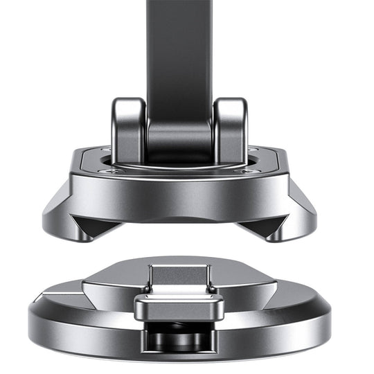 Leofoto PM-02 Magnetic Quick Car Mount with Arca Plate for Mobile Phones ��� Silver