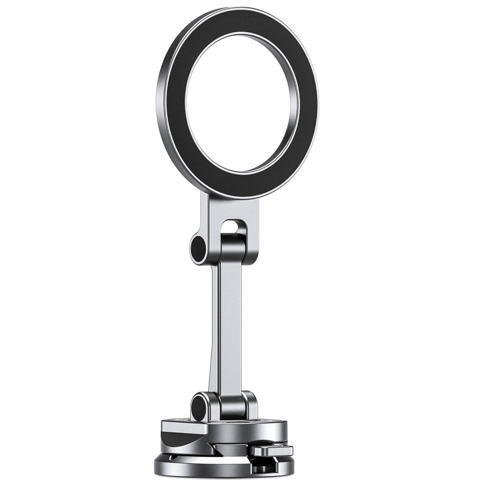 Leofoto PM-02 Magnetic Quick Car Mount with Arca Plate for Mobile Phones ��� Silver