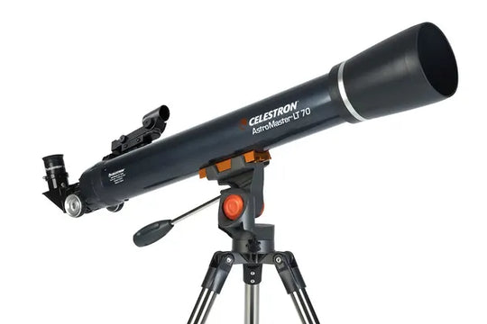 Celestron AstroMaster LT 70AZ inc Smartphone Adapter & Moon Filter Refractor Telescope