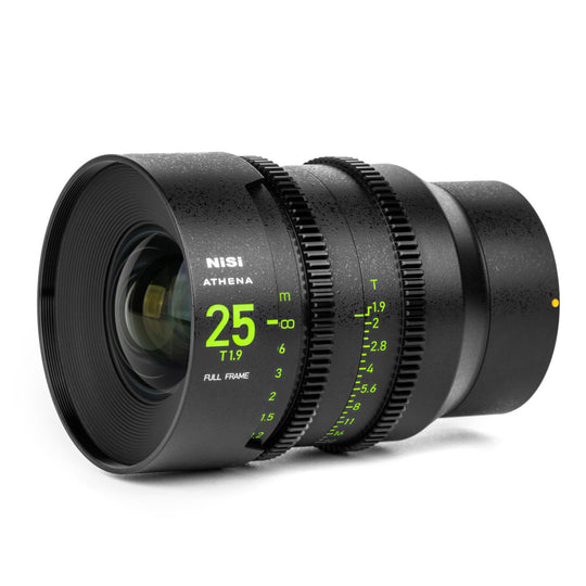 NiSi 25mm ATHENA PRIME Full Frame Cinema Lens T1.9 (G Mount | No Drop In Filter)