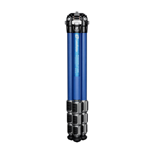 Leofoto LP-324C Poseidon Series 4 Section Water Resistant Carbon Fibre Tripod with Blue LH-40LR Ball Head