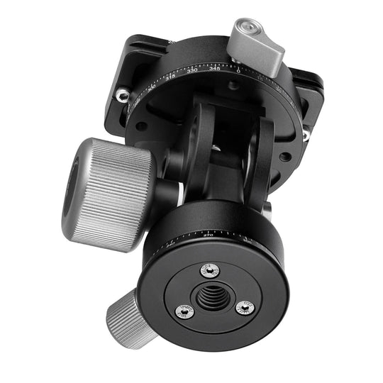 Leofoto VH-20 2-Way Monopod Head with Panning Clamp and BPL-50N Plate