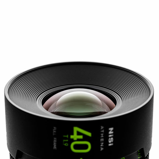 NiSi 40mm ATHENA PRIME Full Frame Cinema Lens T1.9 (E Mount | No Drop In Filter)