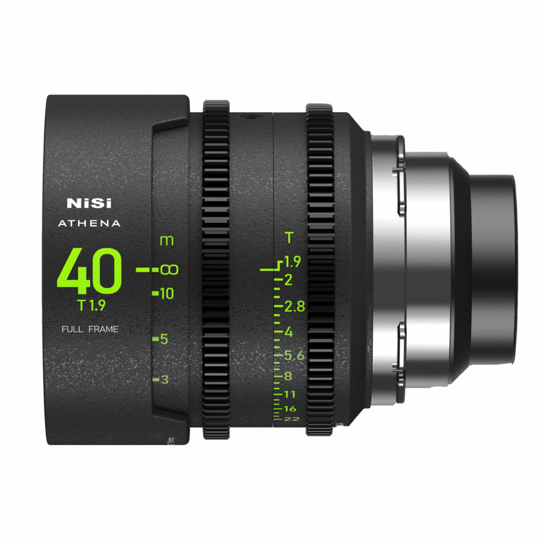 NiSi ATHENA PRIME Full Frame Cinema Lens ADD-ON Kit with 3 Lenses 18mm T2.2, 40mm T1.9, 135mm T2.2 + Hard Case (PL Mount)