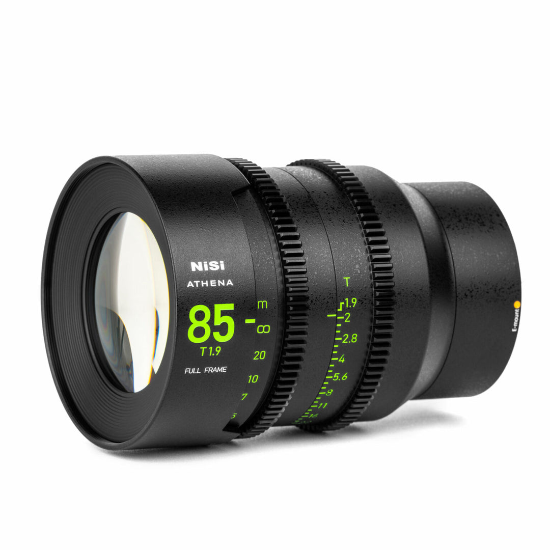 NiSi 85mm ATHENA PRIME Full Frame Cinema Lens T1.9 (E Mount | No Drop In Filter)