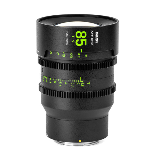 NiSi 85mm ATHENA PRIME Full Frame Cinema Lens T1.9 (G Mount | No Drop In Filter)