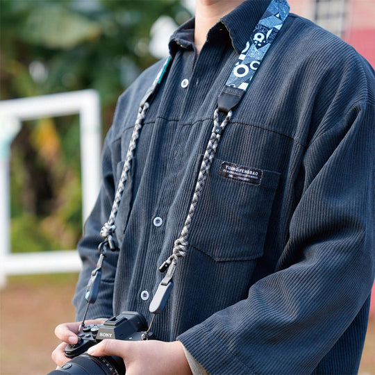 Leofoto L-CS-206 Camera Strap – Black and White
