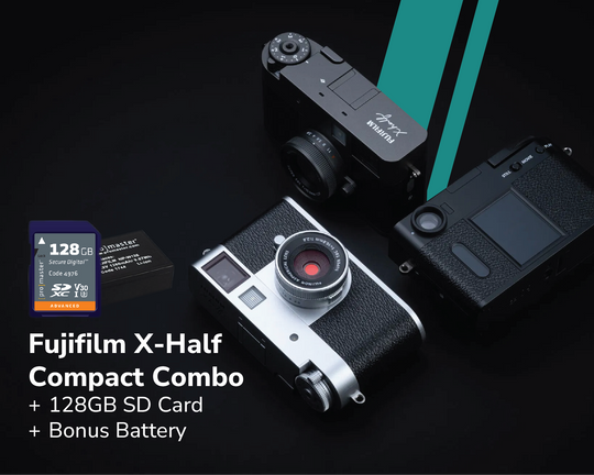 FujiFilm X-Half Silver Compact Combo