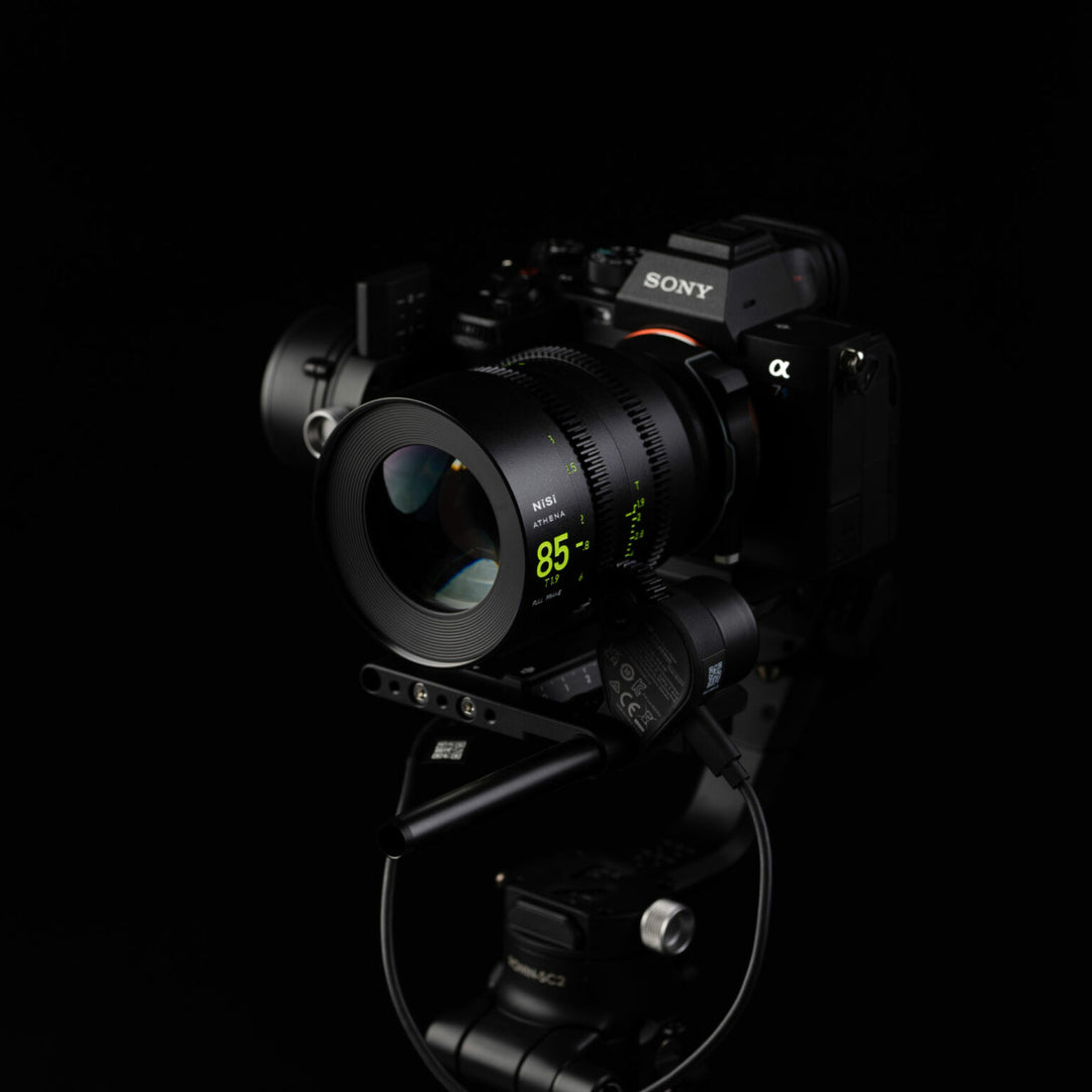 NiSi ATHENA PRIME Full Frame Cinema Lens Kit with 5 Lenses 14mm T2.4, 25mm T1.9, 35mm T1.9, 50mm T1.9, 85mm T1.9 + Hard Case (E Mount)