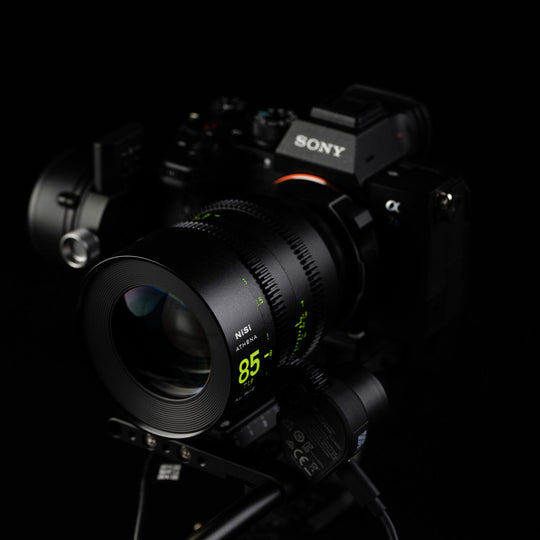 NiSi ATHENA PRIME Full Frame Cinema Lens Kit with 5 Lenses 14mm T2.4, 25mm T1.9, 35mm T1.9, 50mm T1.9, 85mm T1.9 + Hard Case (E Mount)