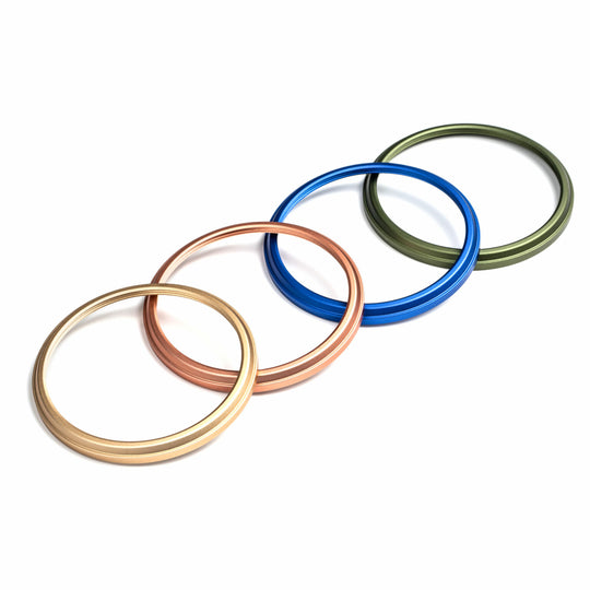 NiSi Color Rings Set for Fujifilm X100 series (Set of 4 – Gold, Rose Gold, Blue and Green)