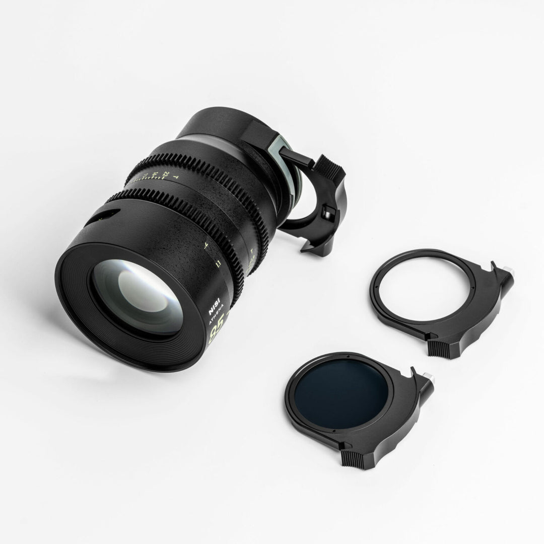 NiSi ATHENA PRIME Full Frame Cinema Lens Kit with 5 Lenses 14mm T2.4, 25mm T1.9, 35mm T1.9, 50mm T1.9, 85mm T1.9 + Hard Case (RF Mount)