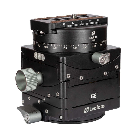 Leofoto G6 Geared Head with QP-70N QR Plate