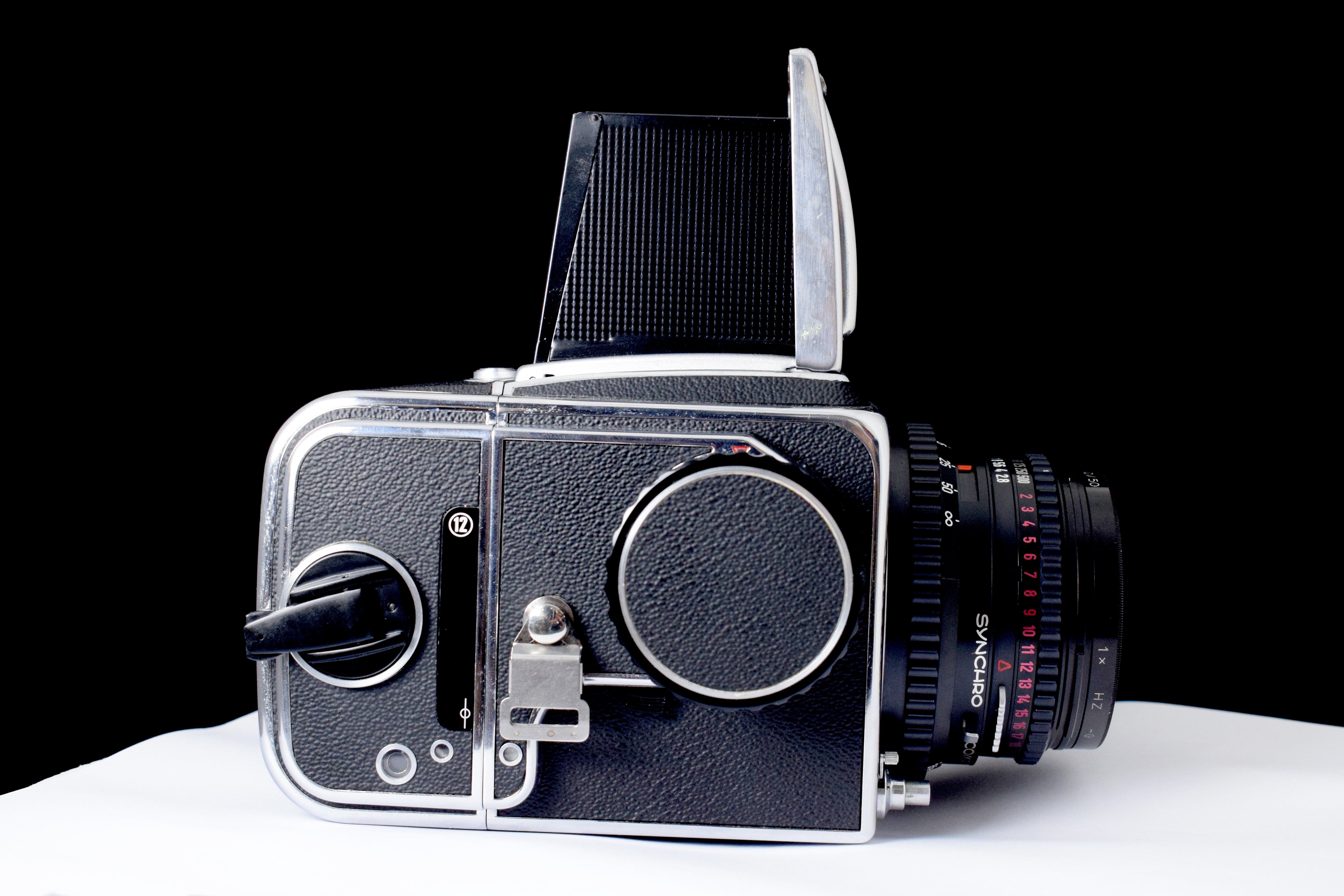 ★美品★ Hasselblad 500C＋Planar 1:2.8 80mm HASSELBLAD 500C/M + C Planar 80mm f2.8 T* + A12 - 三葉堂寫眞