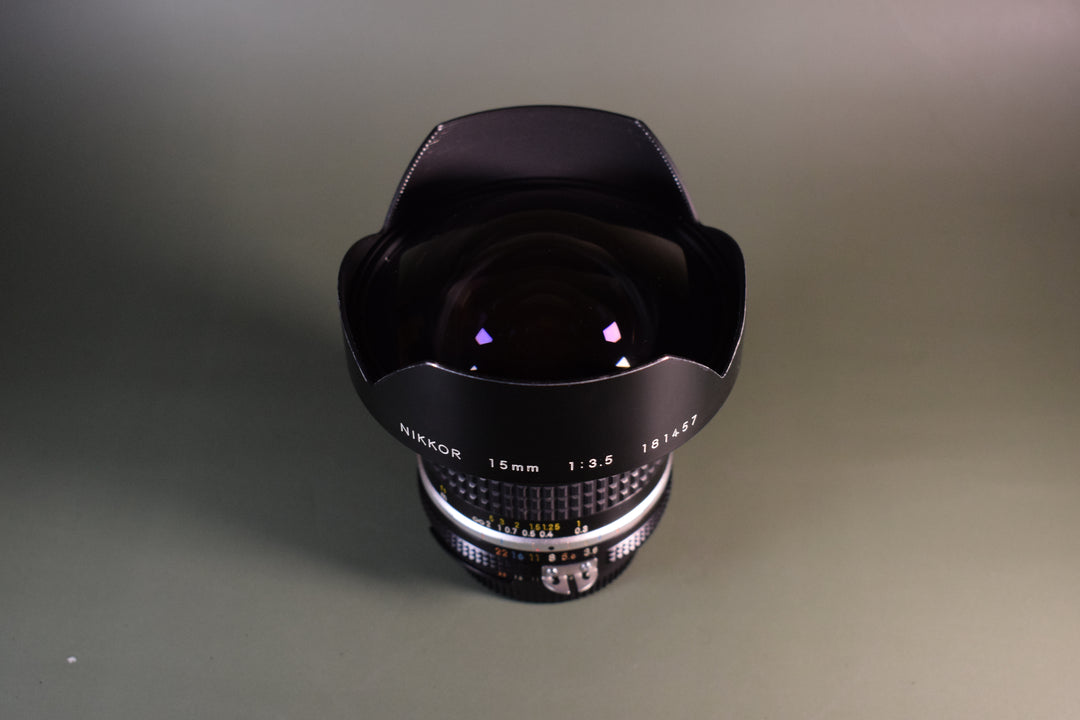 Nikon 15mm F3.5 AI-S Ultra Wide Lens