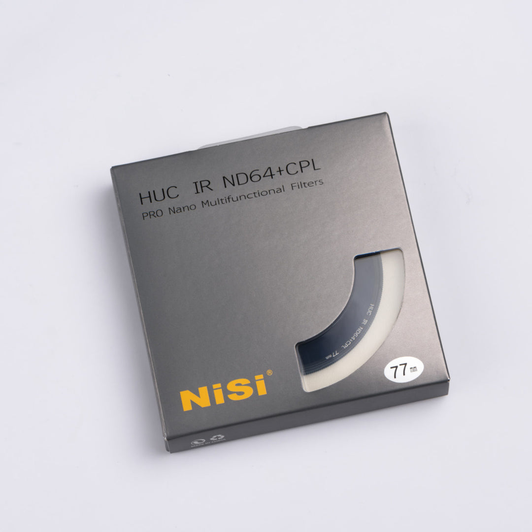 NiSi HUC PRO Nano IR ND64 CPL 72mm Multifunctional Filter