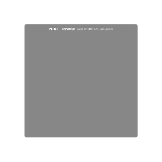 NiSi Explorer Collection 150x150mm Nano IR Neutral Density filter ��� ND64 (1.8) ��� 6 Stop