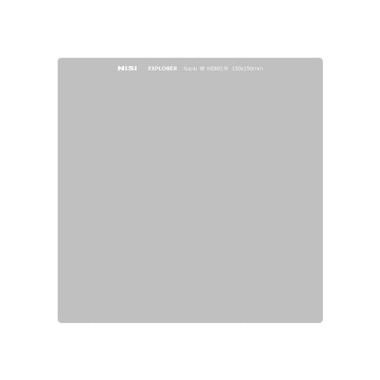 NiSi Explorer Collection 150x150mm Nano IR Neutral Density filter ��� ND8 (0.9) ��� 3 Stop