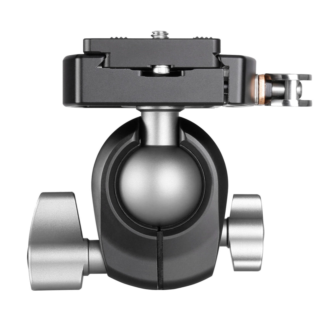 Leofoto LH-30LR 30mm Low Profile Ball Head with LR-50 Quick Release Lever Clamp and NP-50 Plate
