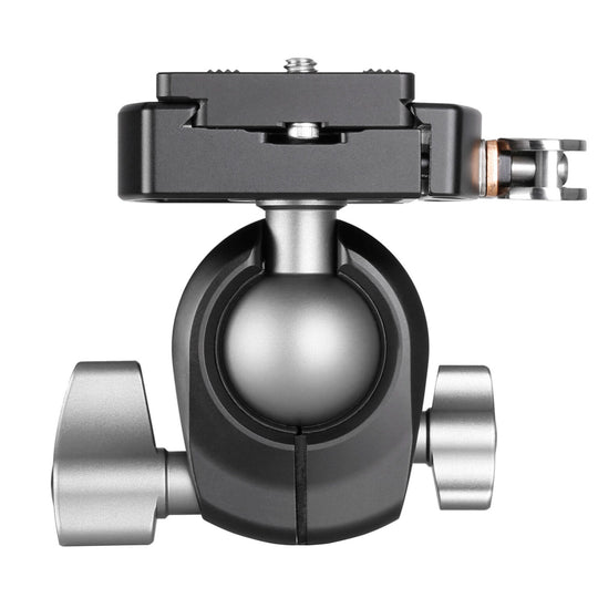 Leofoto LH-30LR 30mm Low Profile Ball Head with LR-50 Quick Release Lever Clamp and NP-50 Plate