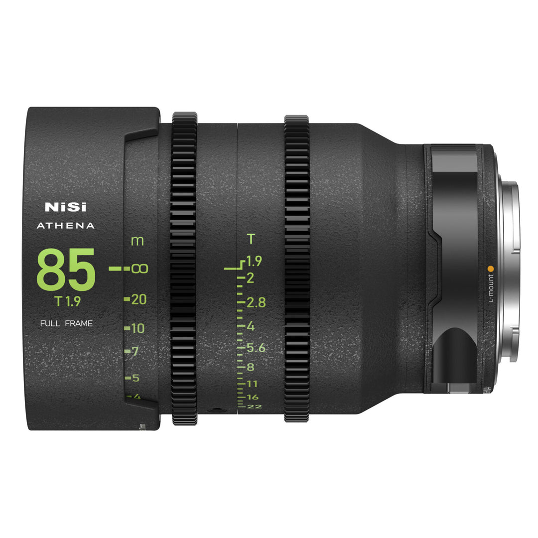 NiSi ATHENA PRIME Full Frame Cinema Lens Kit with 5 Lenses 14mm T2.4, 25mm T1.9, 35mm T1.9, 50mm T1.9, 85mm T1.9 + Hard Case (L Mount)
