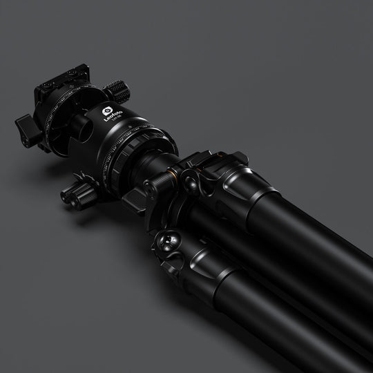 Leofoto LG-324C Black 4 Section Water Resistant Carbon Fibre Tripod with LH-40R Ball Head