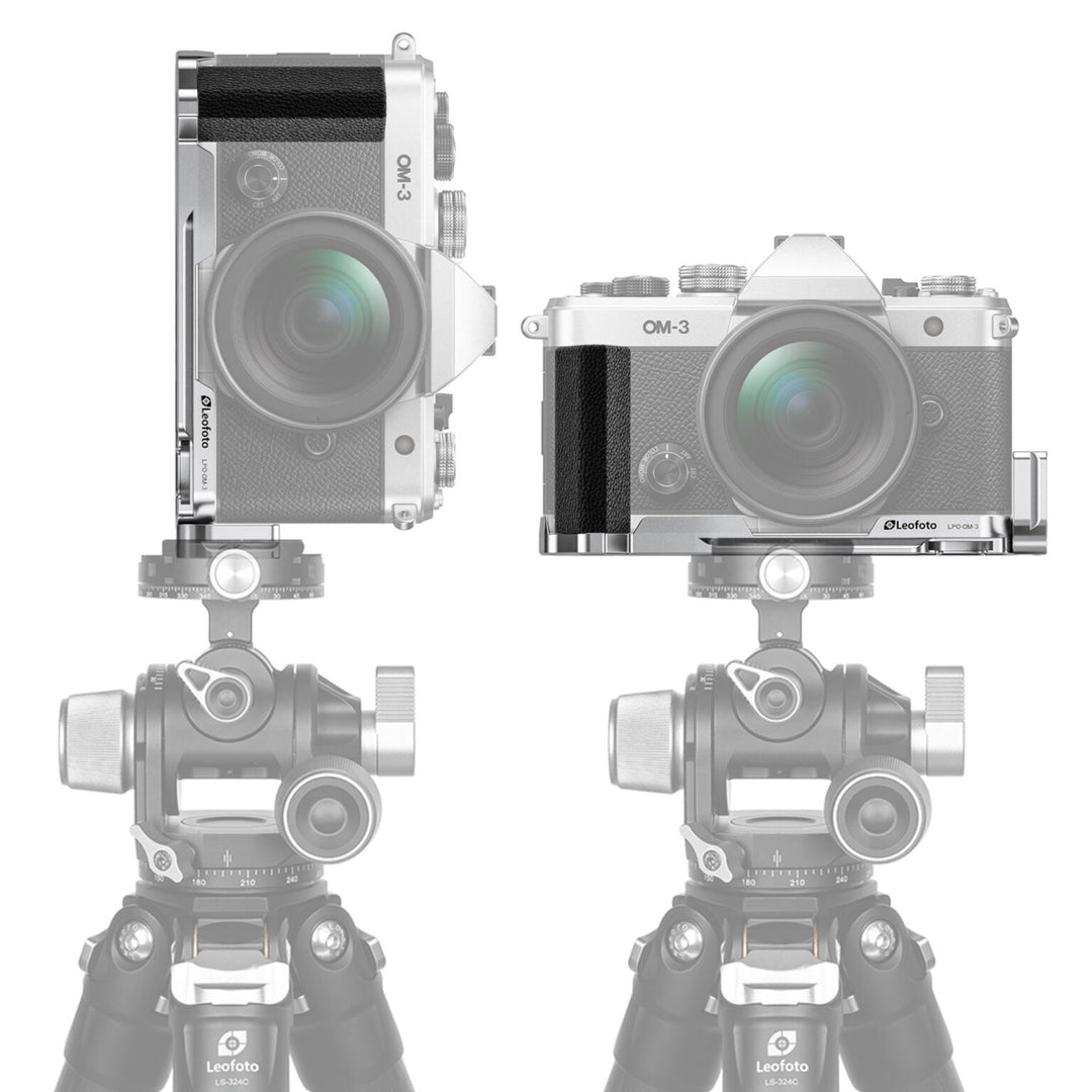 Leofoto LPO-OM-3 L-Bracket for Olympus OM-3