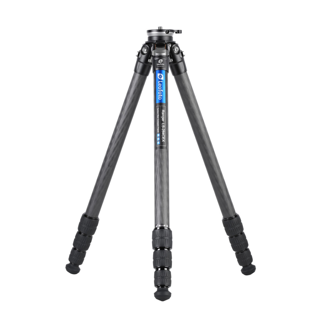 Leofoto LS-284CEX Ranger Levelling Base Series 4 Section Carbon Fibre Tripod