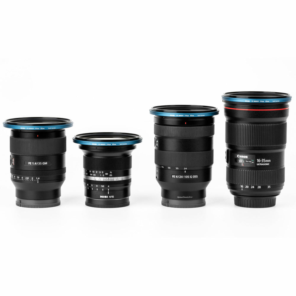NiSi SWIFT FS ND Filter Kit with ND8 (3 Stop), ND64 (6 Stop) and ND1000 (10 Stop) for 40.5mm | 43mm | 46mm | 49mm Filter Threads + Case
