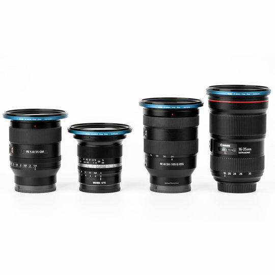 NiSi SWIFT FS ND Filter Kit with ND8 (3 Stop), ND64 (6 Stop) and ND1000 (10 Stop) for 40.5mm | 43mm | 46mm | 49mm Filter Threads + Case