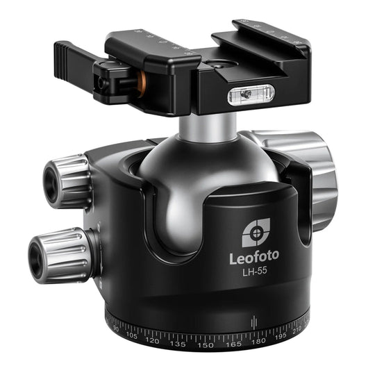 Leofoto LH-55LSC Lever-Release Hybrid Clamp Ball Head
