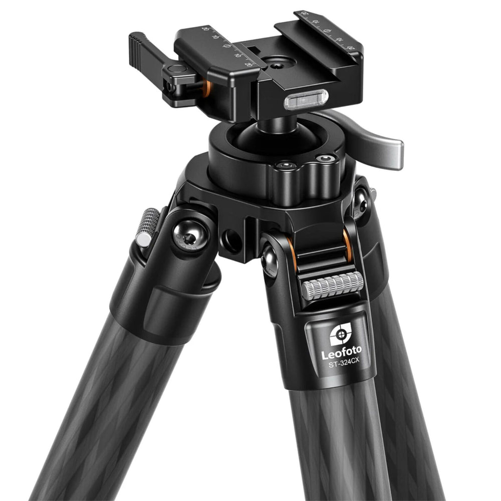 Leofoto ST-323CX Carbon Fibre Outdoors Tripod with Integrated Lever-Control Ballhead