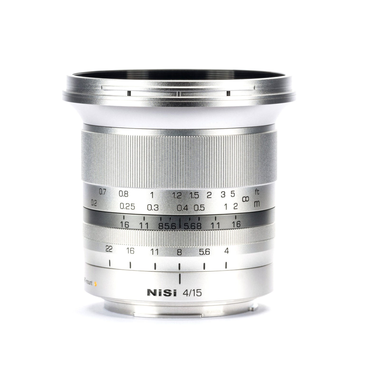 NiSi 15mm f/4 Sunstar Super Wide Angle Full Frame ASPH Lens in Silver ...