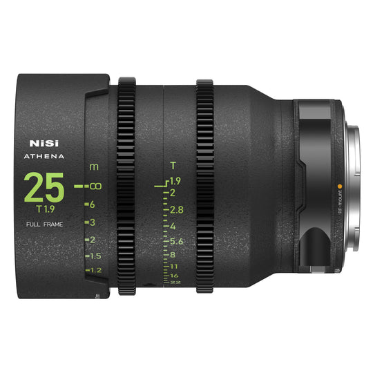 NiSi ATHENA PRIME Full Frame Cinema Lens MASTER Kit with 8 Lenses 14mm T2.4, 18mm T2.2, 25mm T1.9, 35mm T1.9, 40mm T1.9, 50mm T1.9, 85mm T1.9, 135mm T2.2 + Hard Case (RF Mount)