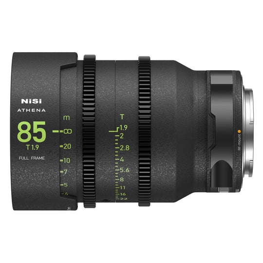 NiSi ATHENA PRIME Full Frame Cinema Lens MASTER Kit with 8 Lenses 14mm T2.4, 18mm T2.2, 25mm T1.9, 35mm T1.9, 40mm T1.9, 50mm T1.9, 85mm T1.9, 135mm T2.2 + Hard Case (RF Mount)