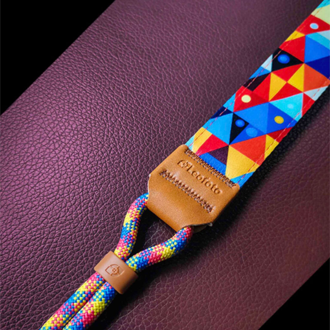 Leofoto L-CS-205 Camera Strap – Rainbow Pearl