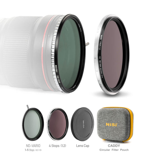 NiSi SWIFT 67mm True Color VND Kit 1-9 stops (1-5 Stops VND + 4 Stop ND)