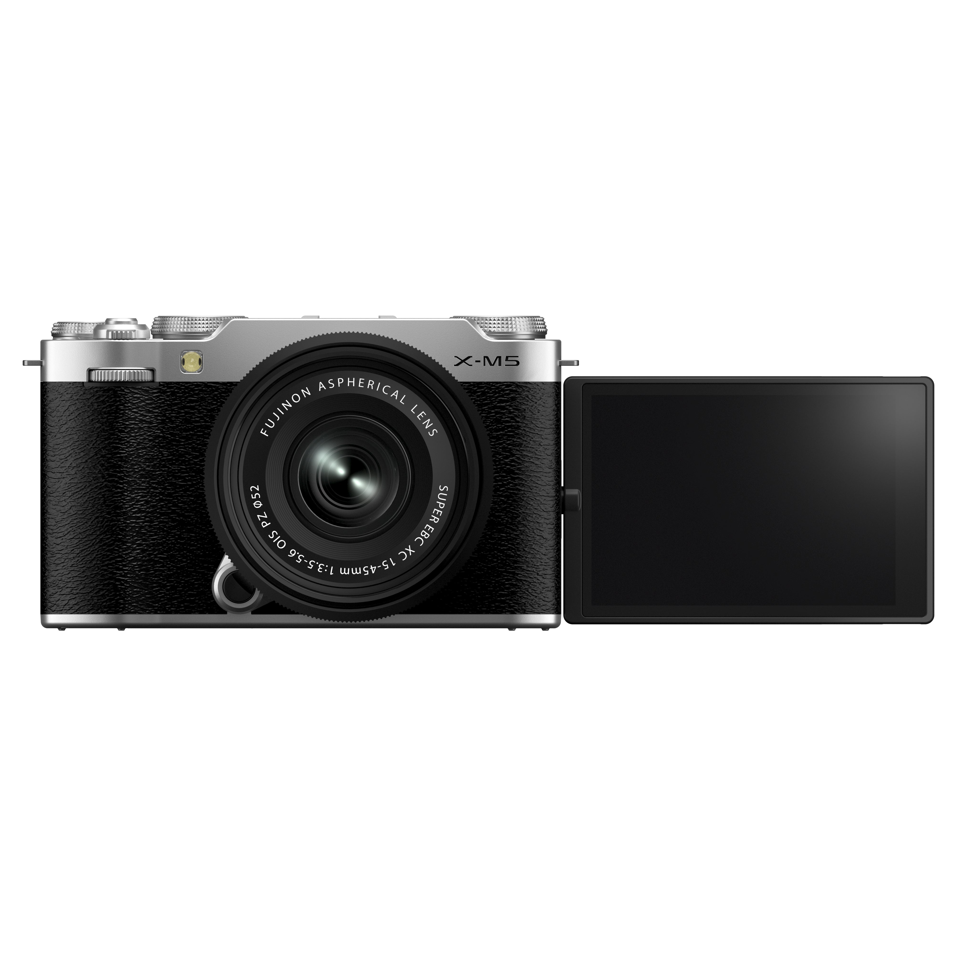 Fujifilm X-M5 with 15-45mm Kit Mirrorless Digital Camera Silver